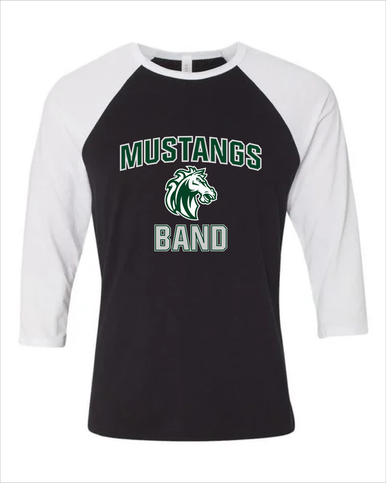 Morgan Park Mustangs Band # 1 Men's Baseball T-Shirt