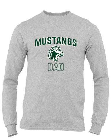 Morgan Park Mustangs Dad Men's LS T-Shirt