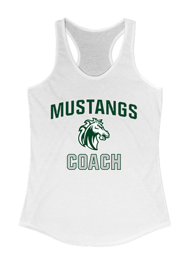Morgan Park Mustangs Coach Women's Tank Top