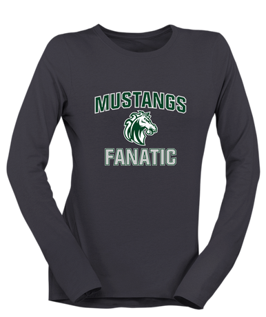 Morgan Park Mustangs Fanatic Women's LS T-Shirt