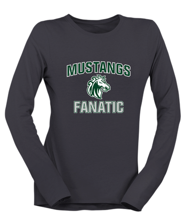 Morgan Park Mustangs Fanatic Women's Premium LS T-Shirt
