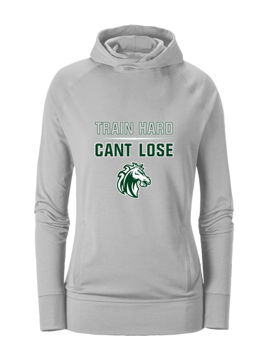 Morgan Park Mustangs Train Hard, Can't Lose Women's Hoodie