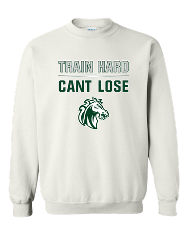 Morgan Park Mustangs Train Hard, Can't Lose Men's Sweatshirt