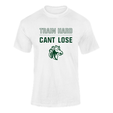 Morgan Park Mustangs Train Hard, Can't Lose Men's SS T-Shirt