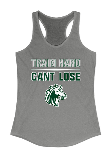 Morgan Park Mustangs Train Hard, Can't Lose Women's Tank Top