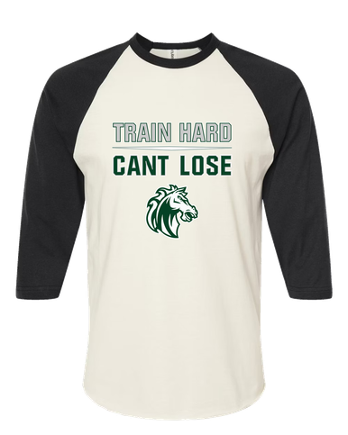 Morgan Park Mustangs Train Hard, Can't Lose Women's Baseball T-Shirt