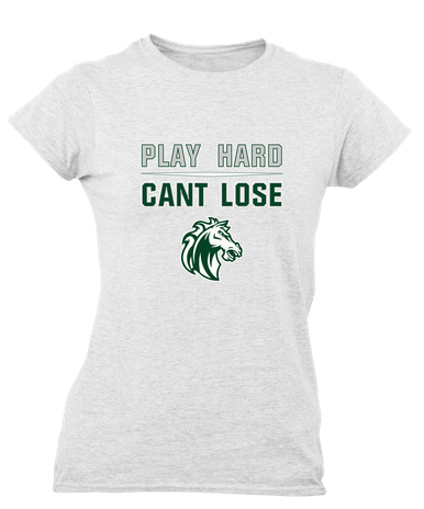 Morgan Park Mustangs Play Hard, Can't Lose Women's SS T-Shirt