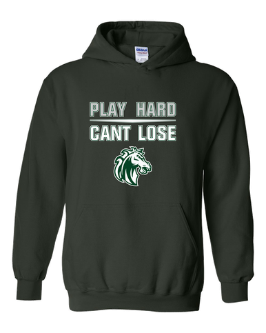 Morgan Park Mustangs Play Hard, Can't Lose Men's Hoodie