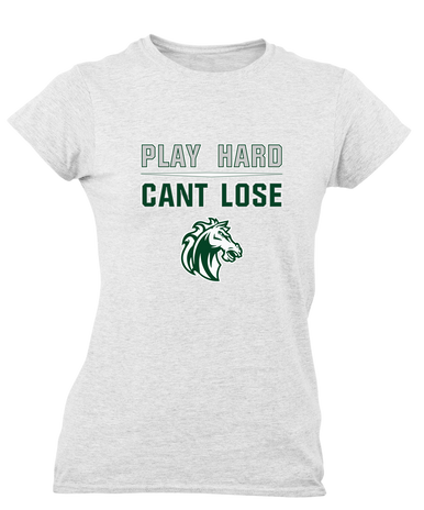 Morgan Park Mustangs Play Hard, Can't Lose Women's Premium SS T-Shirt