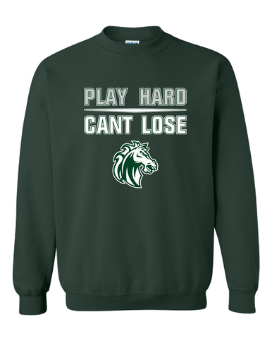 Morgan Park Mustangs Play Hard, Can't Lose Men's Sweatshirt