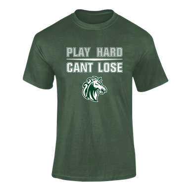Morgan Park Mustangs Play Hard, Can't Lose Men's SS T-Shirt