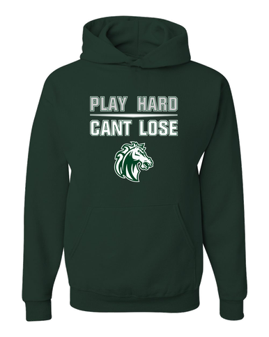 Morgan Park Mustangs Play Hard, Can't Lose Men's Premium Hoodie