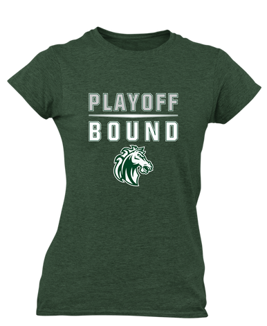 Morgan Park Mustangs Playoff Bound Women's SS T-Shirt
