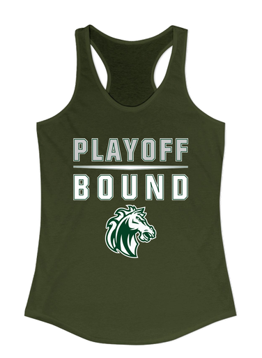 Morgan Park Mustangs Playoff Bound Women's Tank Top