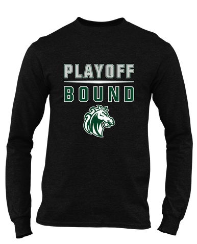 Morgan Park Mustangs Playoff Bound Men's LS T-Shirt