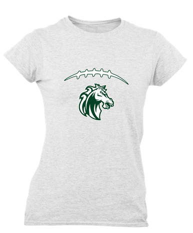 Morgan Park Mustangs Football #2 Women's Premium SS T-Shirt
