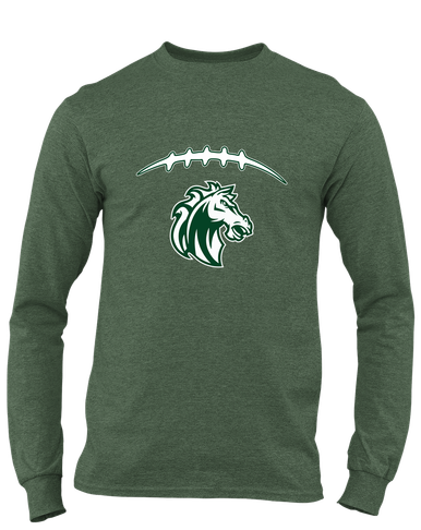 Morgan Park Mustangs Football #2 Men's Premium LS T-Shirt