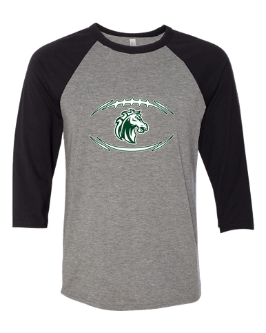 Morgan Park Mustangs Football #3 Men's Baseball T-Shirt