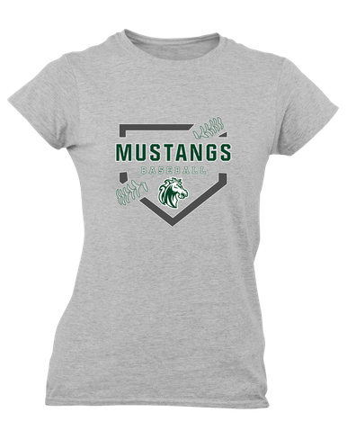 Morgan Park Mustangs Baseball #2 Women's SS T-Shirt