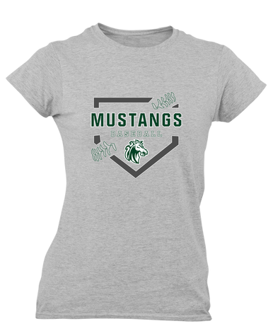 Morgan Park Mustangs Baseball #2 Women's Premium SS T-Shirt