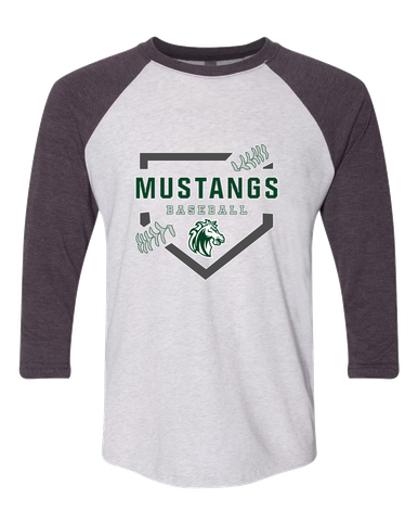 Morgan Park Mustangs Baseball #2 Women's Baseball T-Shirt