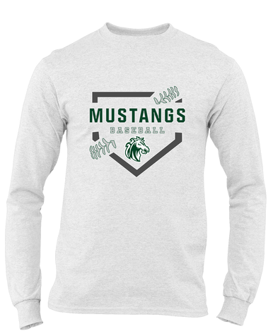 Morgan Park Mustangs Baseball #2 Men's LS T-Shirt