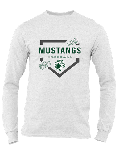 Morgan Park Mustangs Baseball #2 Men's Premium LS T-Shirt