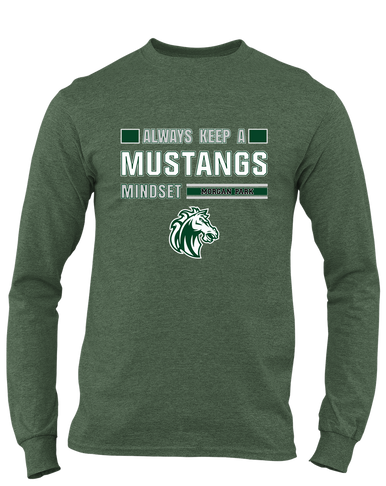 Morgan Park Mustangs Mindset Men's LS T-Shirt
