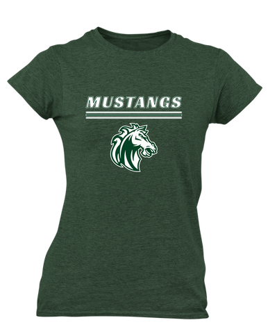 Morgan Park Mustangs Mascot #8 Women's SS T-Shirt