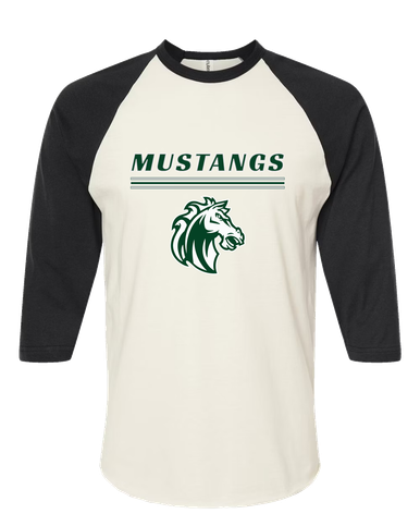Morgan Park Mustangs Mascot #8 Men's Baseball T-Shirt