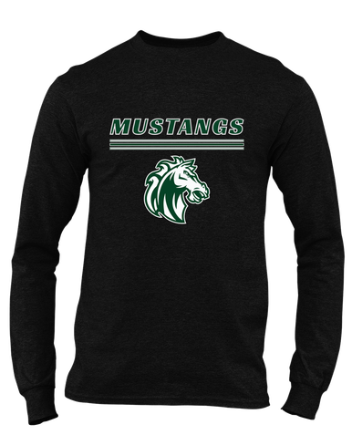 Morgan Park Mustangs Mascot #8 Men's LS T-Shirt