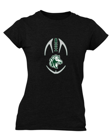 Morgan Park Mustangs Football #4 Women's SS T-Shirt