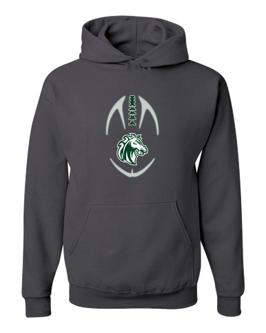Morgan Park Mustangs Football #4 Men's Premium Hoodie
