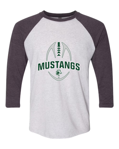 Morgan Park Mustangs Football #5 Men's Baseball T-Shirt