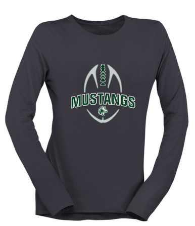 Morgan Park Mustangs Football #5 Women's Premium LS T-Shirt