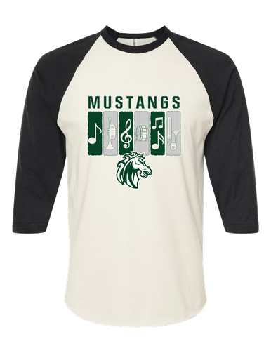 Morgan Park Mustangs Band # 2 Women's Baseball T-Shirt