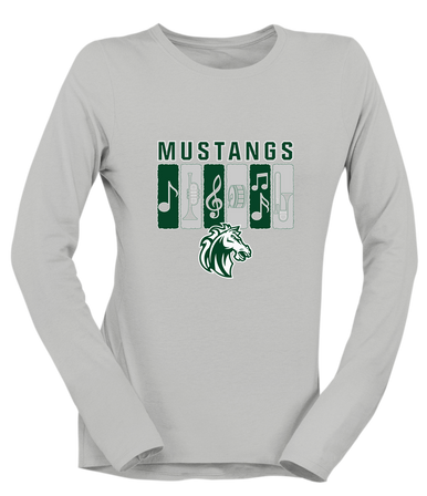 Morgan Park Mustangs Band # 2 Women's Premium LS T-Shirt