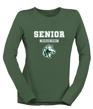 Morgan Park Mustangs Senior #2 Women's LS T-Shirt