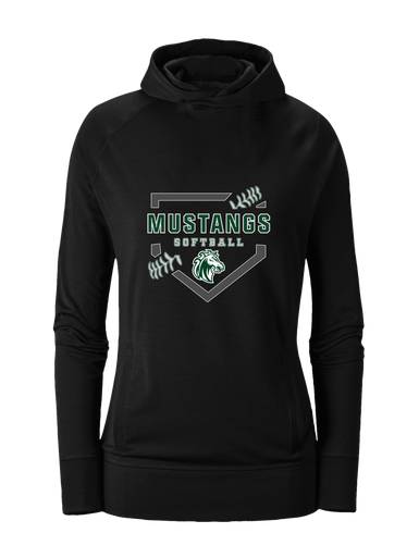 Morgan Park Mustangs Softball #2 Women's Hoodie