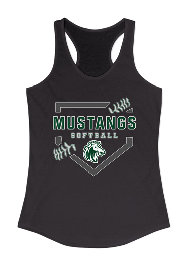 Morgan Park Mustangs Softball #2 Women's Tank Top