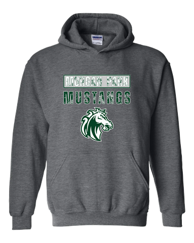 Morgan Park Mustangs Mascot #9 Men's Hoodie
