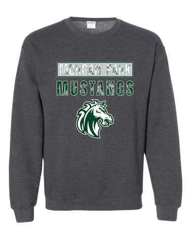 Morgan Park Mustangs Mascot #9 Men's Sweatshirt