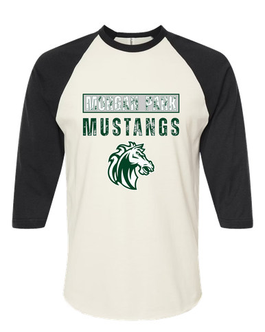 Morgan Park Mustangs Mascot #9 Women's Baseball T-Shirt