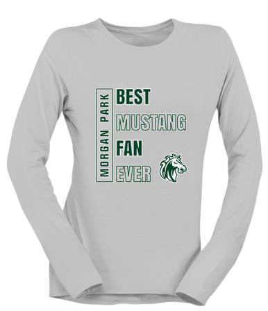 Morgan Park Mustangs Best Mustang Fan Women's LS T-Shirt