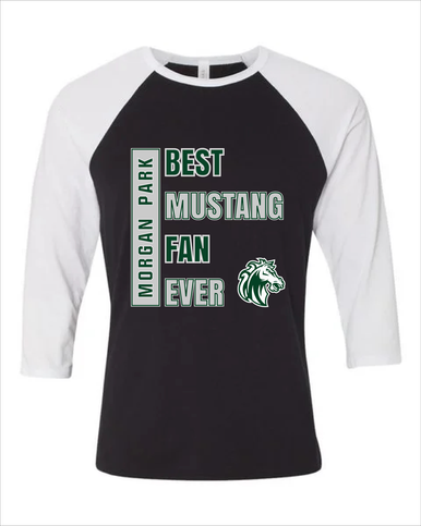 Morgan Park Mustangs Best Mustang Fan Women's Baseball T-Shirt