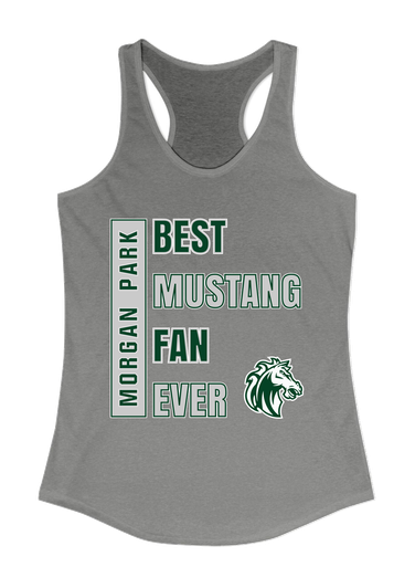 Morgan Park Mustangs Best Mustang Fan Women's Tank Top