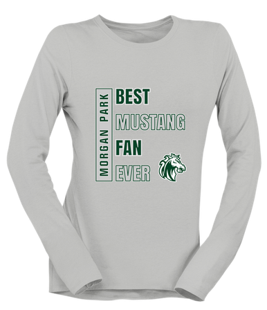 Morgan Park Mustangs Best Mustang Fan Women's Premium LS T-Shirt