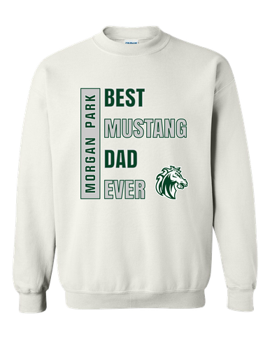 Morgan Park Mustangs Best Mustang Dad Men's Sweatshirt