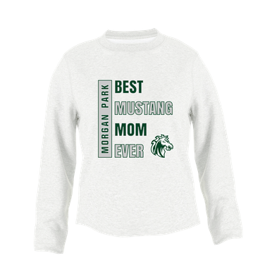 Morgan Park Mustangs Best Mustang Mom Women's Sweatshirt