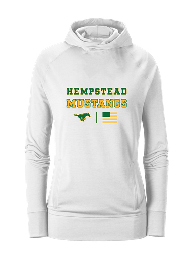 Hempstead Mustangs Spirit Flag Women's Hoodie